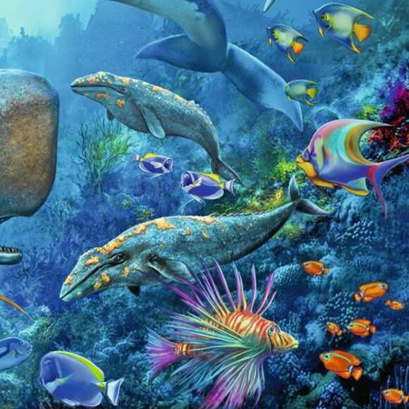 New sealed Ravensburger-3x49 Piece Puzzle Ocean Life (3 different puzzles ) - Picture 10 of 16